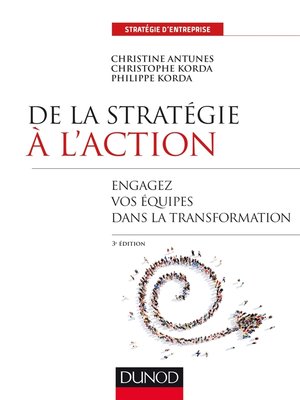 cover image of De la stratégie à l'action--3e éd.